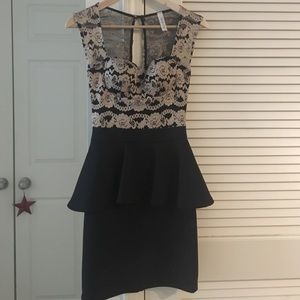 Peplum Cocktail Dress