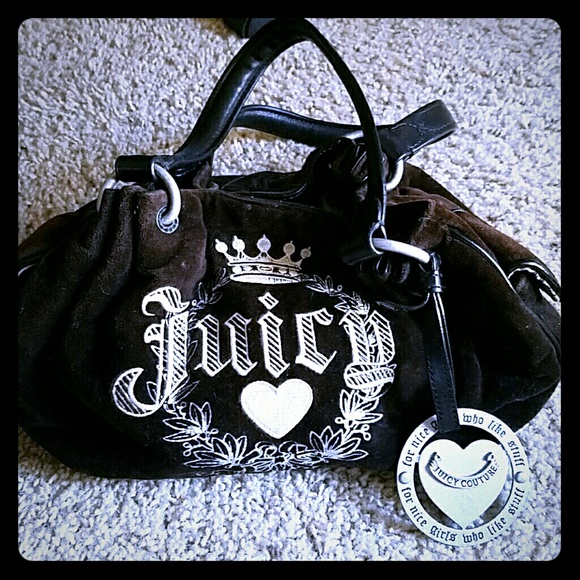 Authentic Black Juicy Couture Purse