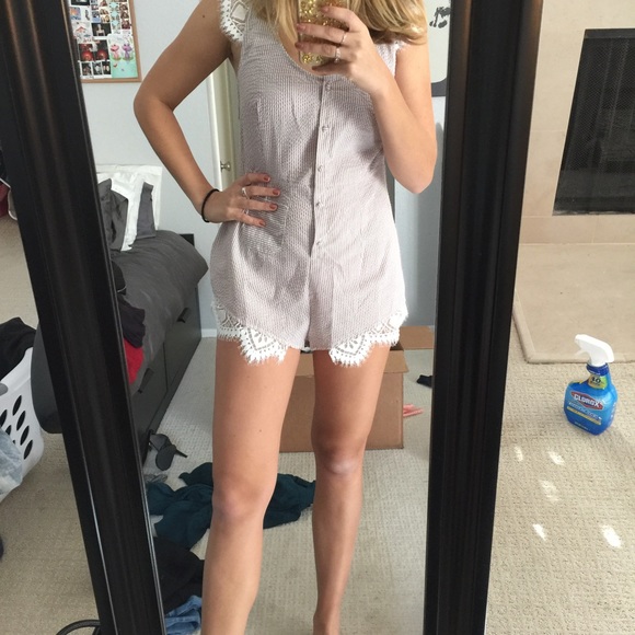 For Love and Lemons Emmy Romper - Picture 2 of 4