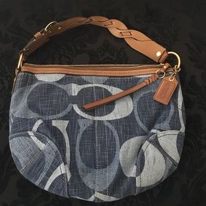 Denim Coach Handbag