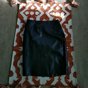 Limited Vegan leather skirt