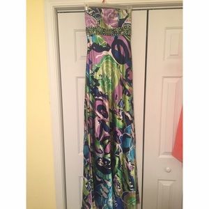 Colorful prom gown