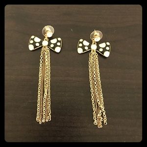 Steal!! NWOT Betsey Johnson Bow Earrings