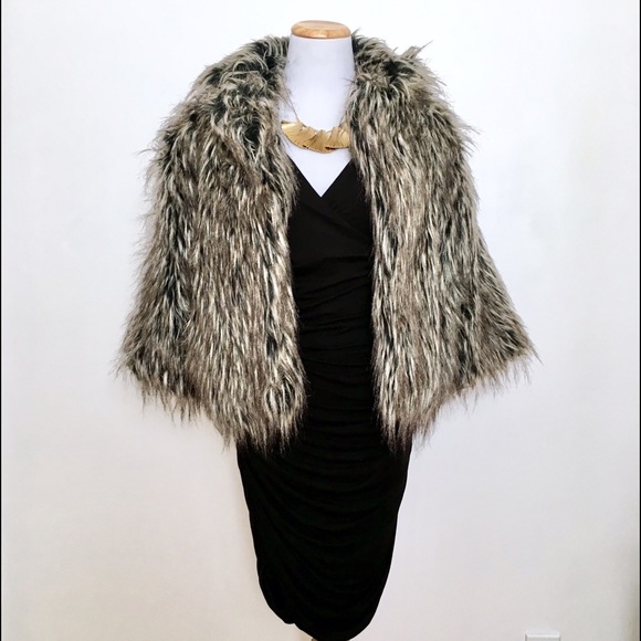 Mossimo Brown Faux Fur Coat