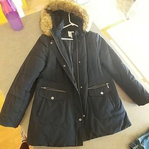 Croft & Barrow Parka Navy