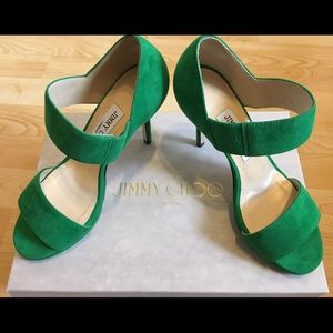 Jimmy Choo Alana Shoes Sz. 6 in Green