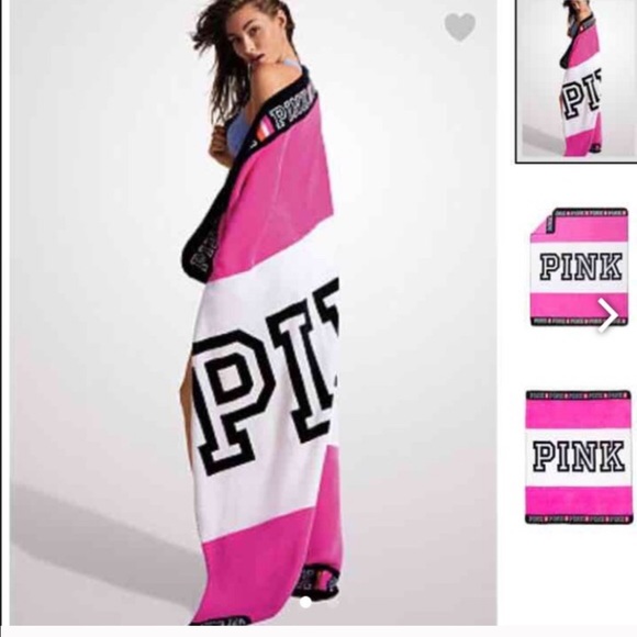✨SOLD✨PINK Victoria's Secret blanket - Picture 2 of 2