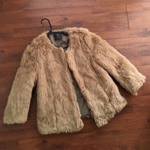 Zara Faux Fur Coat