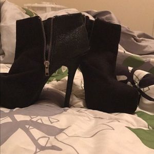 Black booties