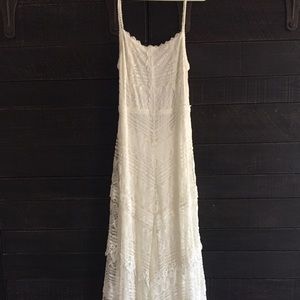 White Lace Maxi Dress