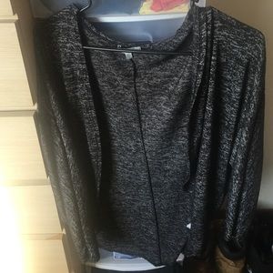 Black/Gray Cardigan