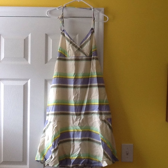 Ladies, 100% cotton stripe dress. Timeless