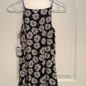 Vans, floral halter top dress
