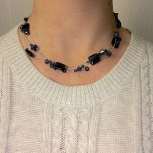 Lia Sophia Blue Layered Necklace