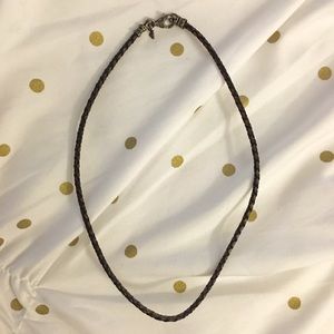Leather Braided Choker