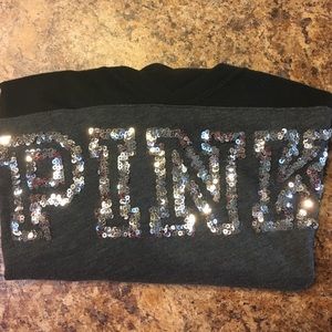 VS PINK Bling Long Sleeve Tee