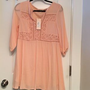 Pink/ salmon dress from francesca's