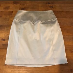 High waist satin Mini