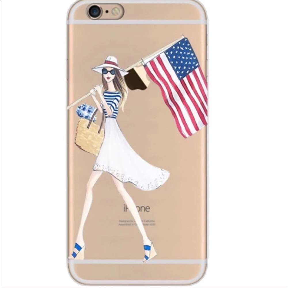 NEW AMERICAN FLAG IPHONE 7 8 PLUS 🇺🇸 LUXURIOUS - Picture 2 of 2