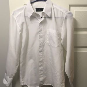 Boys white dress shirt