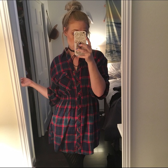 Flannel dress ❤️