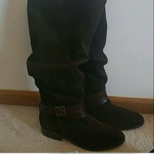 PRICE DROP!! Brown Suede Riding Boots