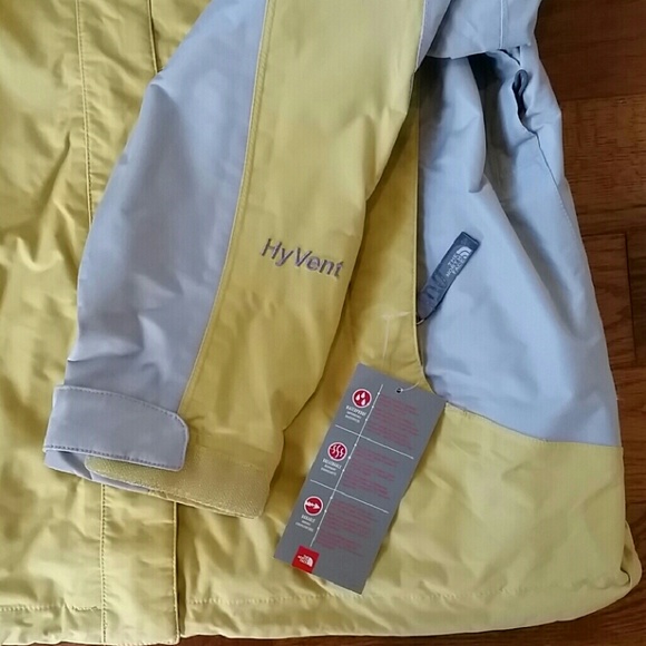 North face yellow& grey XL Wm various guide jacket