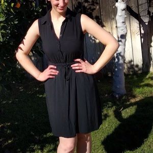 Merona black shirt dress