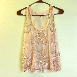 Love Culture Sequin Crop Tank