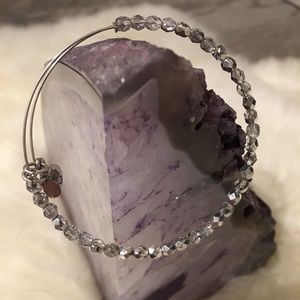 Silver beaded Alex & Ani bracelet