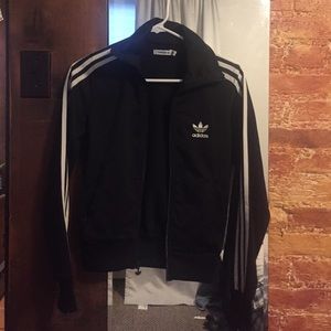 Black Adidas track jacket