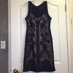 Sue Wong blue cocktail dress