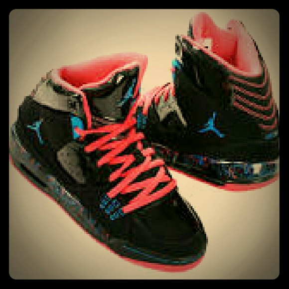 Retro Nike Air Jordan SC-1 Black and Pink