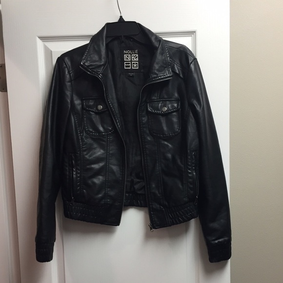 Nollie Black leather jacket