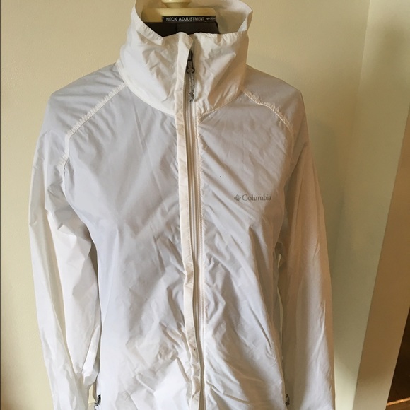 White Windbreaker
