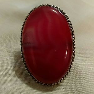 Beautiful pink stone ring