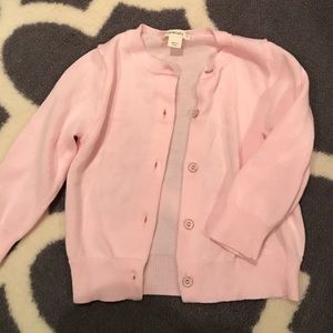 crewcuts pink cardigan
