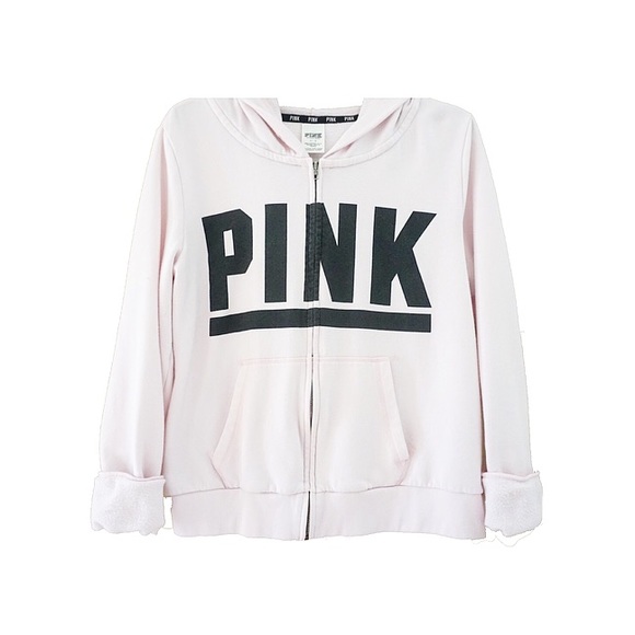 💰 FINAL SALE 💰 PINK Light Pink Zip Hoodie