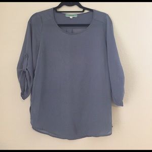 Pleione blue blouse