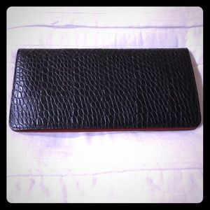 DRIES VAN NOTEN- leather embossed clutch
