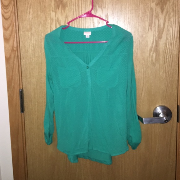 Merona coral blouse
