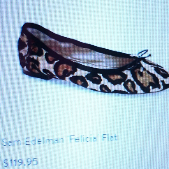 Sam Edelman leopard flats