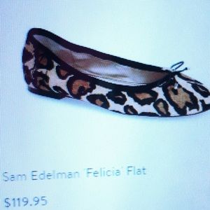 Sam Edelman leopard flats