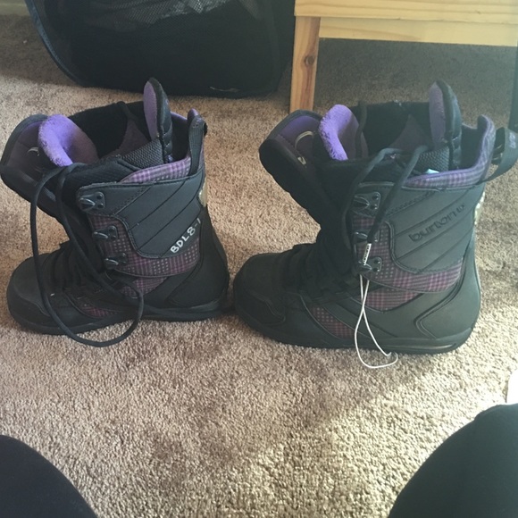 Burton Other - Size 8 snowboard boots warn 3 times.
