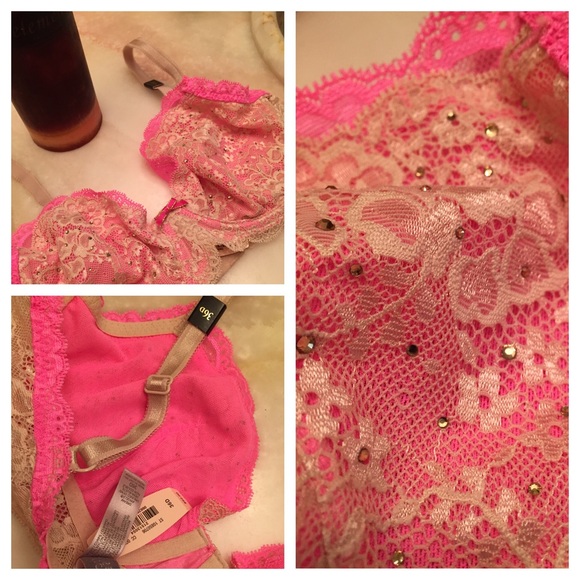 💕VS Pretty NWT Lace and Jewel Bra💕