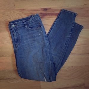 LOFT Zip Ankle Jean
