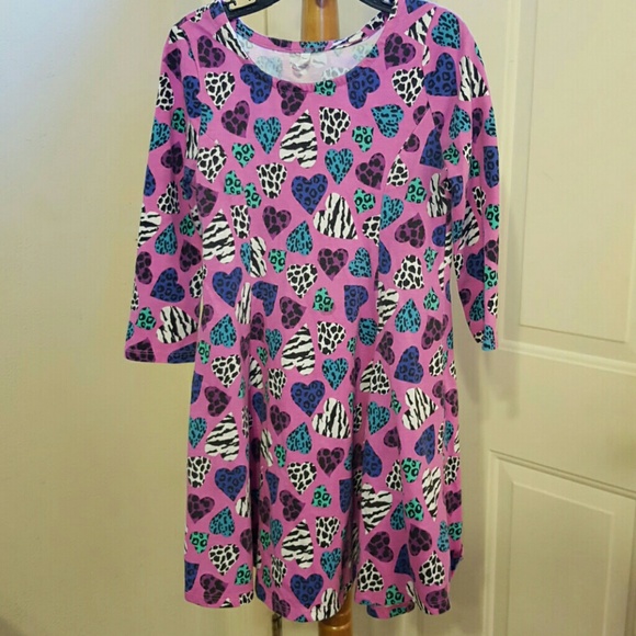 Fabkids girls dress w/navy leggings