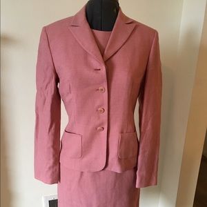 Pink 2 Piece Dress Suit