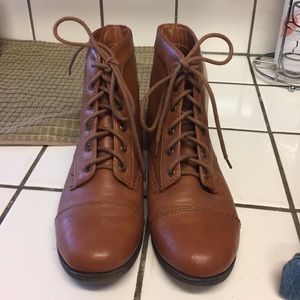 HOLD for. @loveshop1******* Brown combat boots