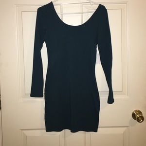 Long sleeve mini dress